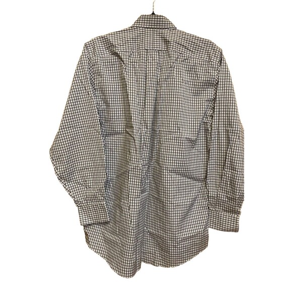 KIRKLAND SIGNATURE Men’s Shirt Plaid Button Down 100% Extra Long 15.5-33 - Picture 2 of 9